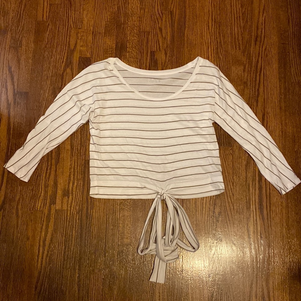 ABLE XS front tie shirt